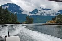 Looking back at Malibu rapids.