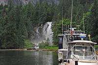 'Puget Sound Thunder' was made fast to the dock and this was the view from the deck.