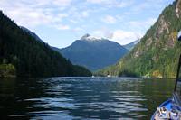 Leaving Princess Louisa Inlet.