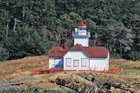 Patos Island Lighthouse on Alden Point.