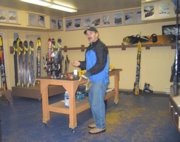 Sunday, 3-7-2004 Ski repair shop